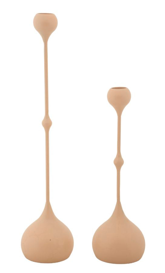 Kandelaar Slimmy Pink Set 2 Pcs Ø 8×26 cm