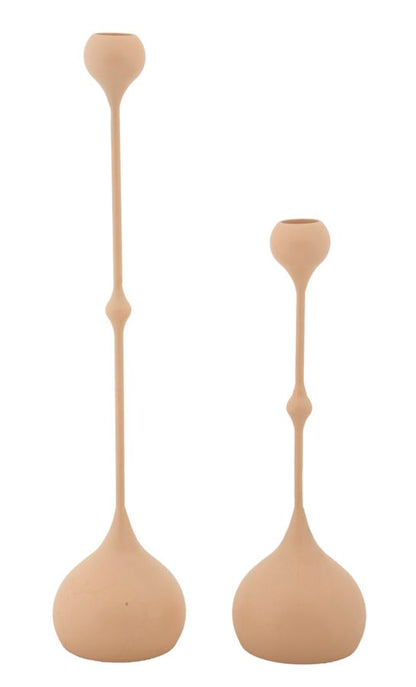 Kandelaar Slimmy Pink Set 2 Pcs Ø 8×26 cm