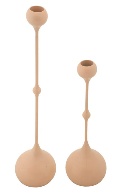 Kandelaar Slimmy Pink Set 2 Pcs Ø 8×26 cm