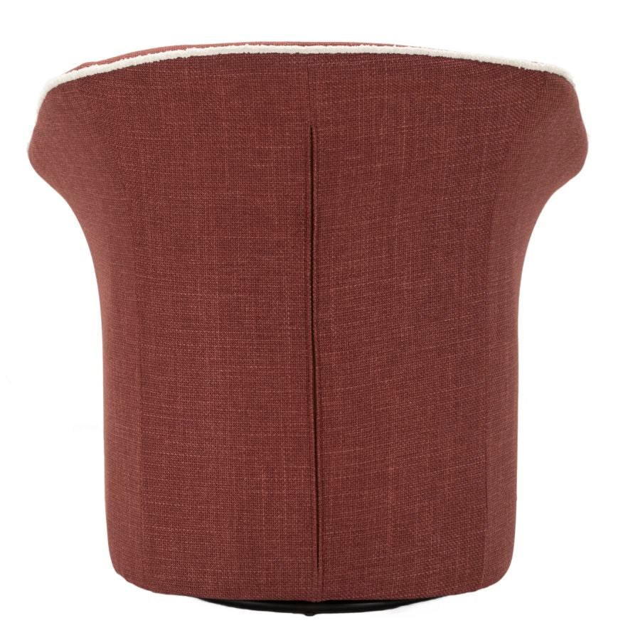 Fauteuil Siena Swivel Armchair Bordeaux 83,5×66×80 cm