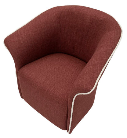 Fauteuil Siena Swivel Armchair Bordeaux 83,5×66×80 cm