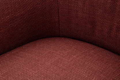 Fauteuil Siena Swivel Armchair Bordeaux 83,5×66×80 cm