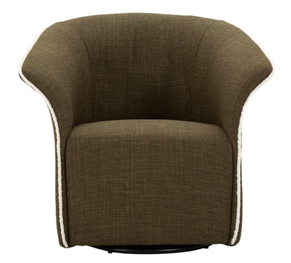 Fauteuil Siena Green Swivel Armchair 83,5×66×80 cm