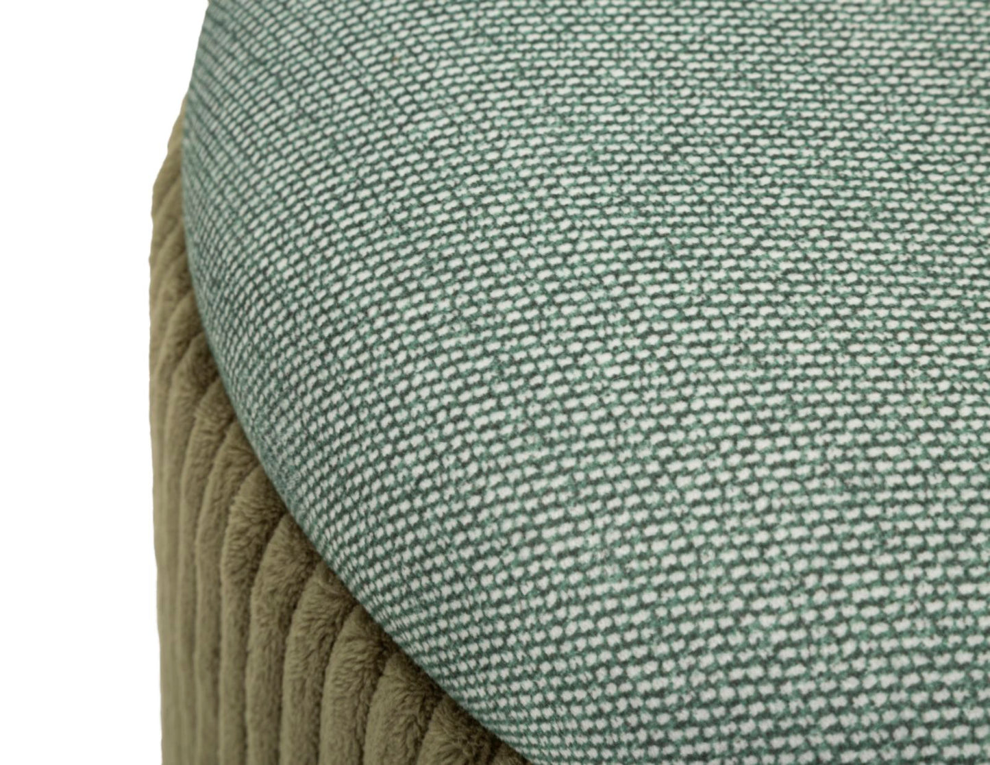 Opbergkruk Puff With Storage Bolzano Green Set 2 Pcs Ø 38×38 cm