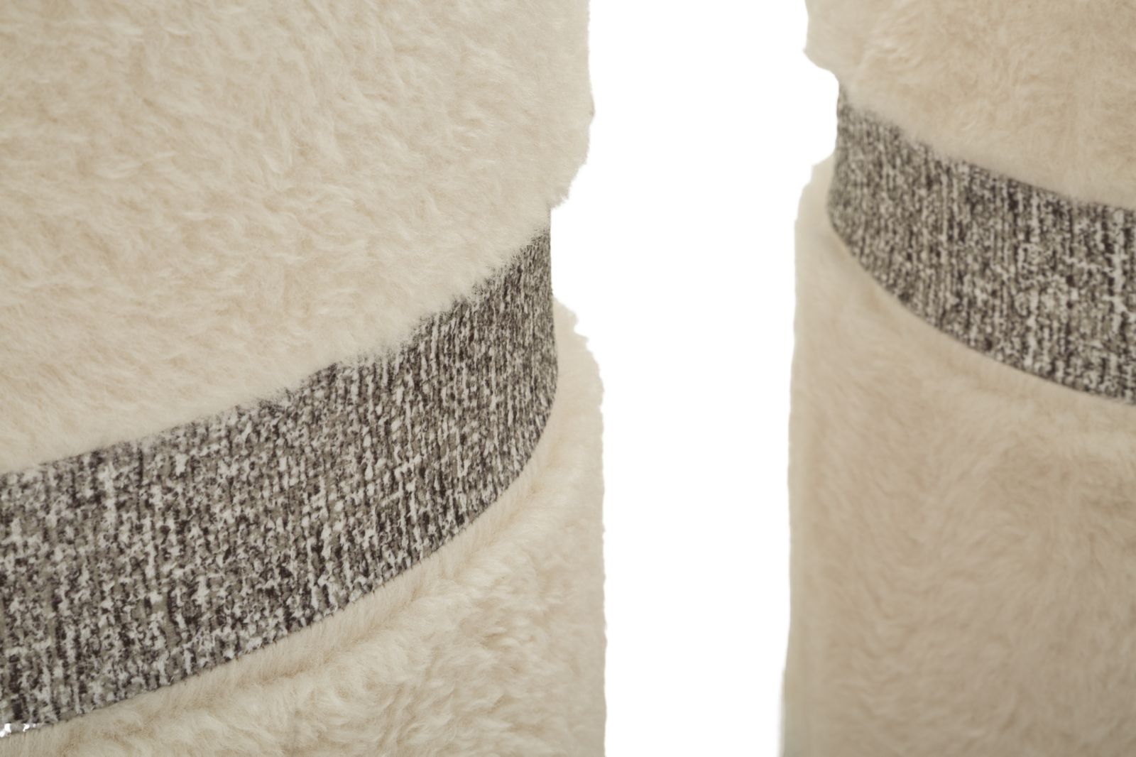 Opbergkruk Puff With Storage Saint-moritz Cream Set 2 Pcs Ø 40×47 cm