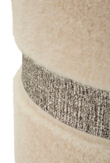 Opbergkruk Puff With Storage Saint-moritz Cream Set 2 Pcs Ø 40×47 cm