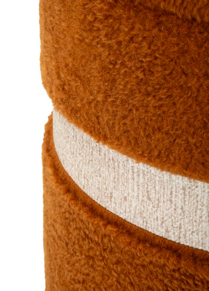 Opbergkruk Puff With Storage Saint-moritz Brown Set 2 Pcs Ø 40×47 cm