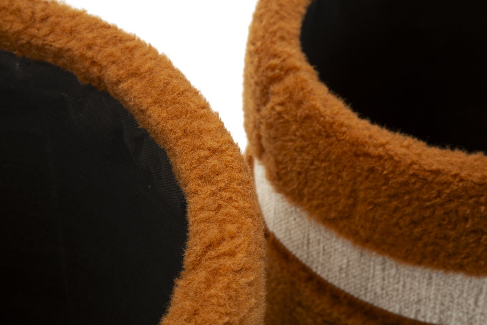 Opbergkruk Puff With Storage Saint-moritz Brown Set 2 Pcs Ø 40×47 cm