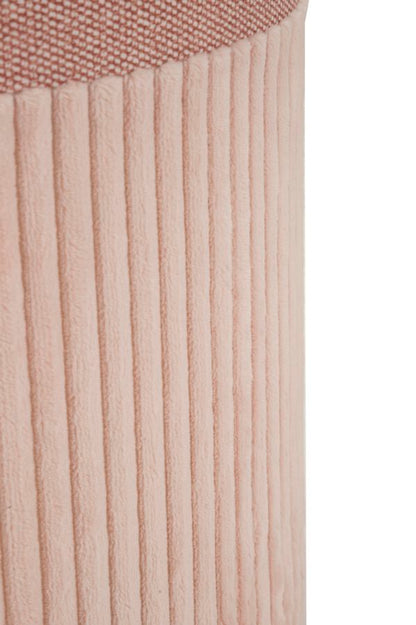 Opbergkruk Puff C/curtain Box Pink Set 3 Pcs Ø 40,5×49,5 cm