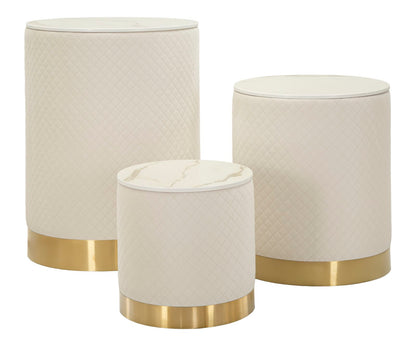 Tafel Display Shop With Storage Set 3 Pcs Ø 60×80 cm