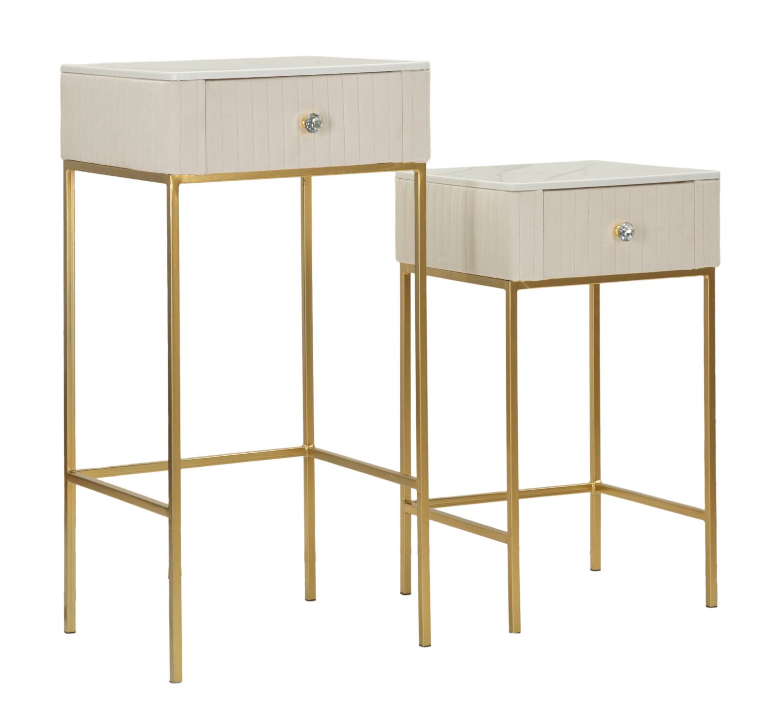 Tafel High Tables Wedding Square Set 2 Pcs Ø 45×90 cm