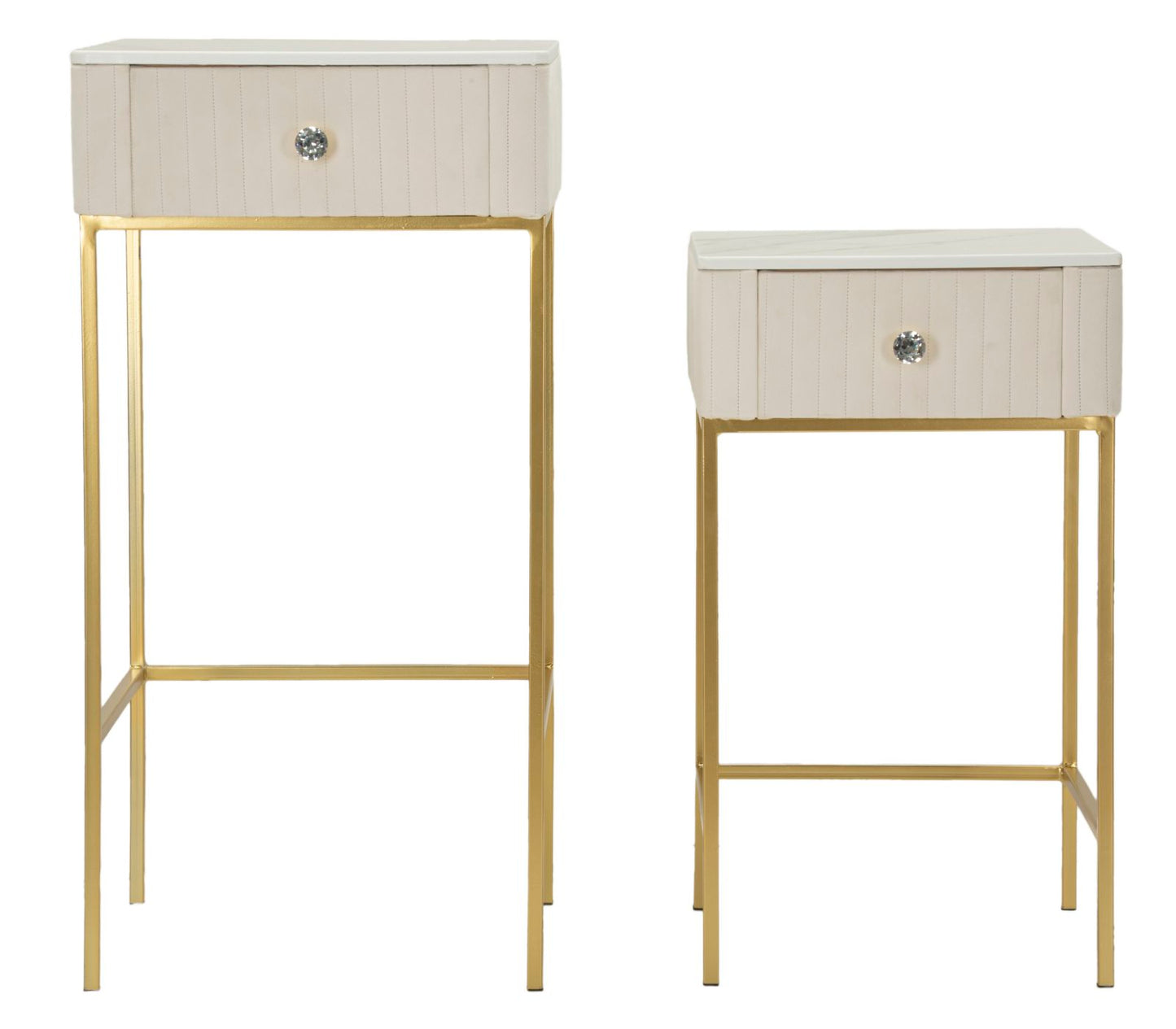 Tafel High Tables Wedding Square Set 2 Pcs Ø 45×90 cm