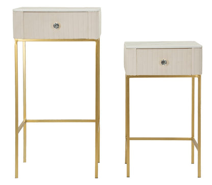 Tafel High Tables Wedding Square Set 2 Pcs Ø 45×90 cm