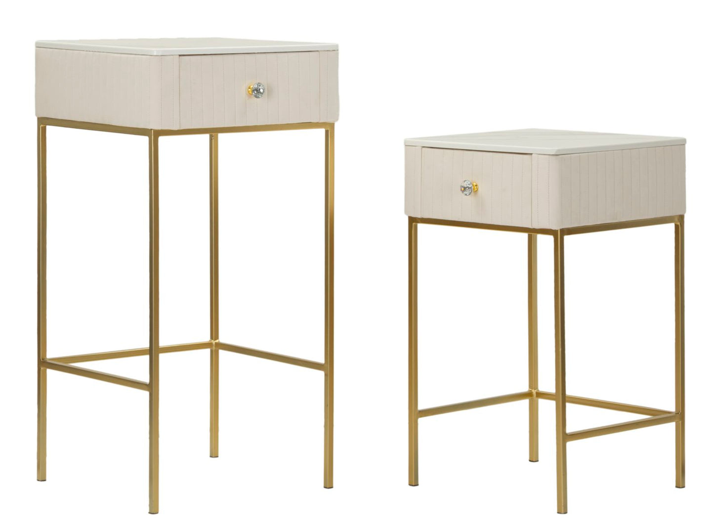 Tafel High Tables Wedding Square Set 2 Pcs Ø 45×90 cm