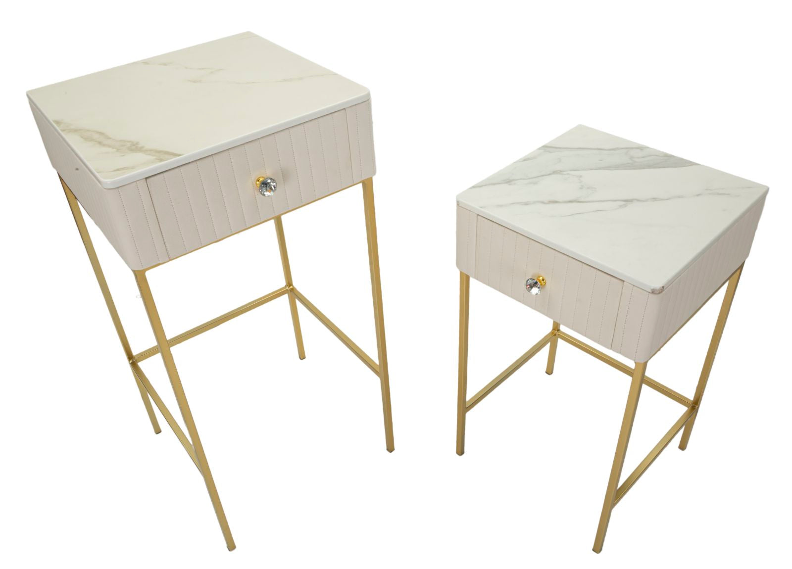 Tafel High Tables Wedding Square Set 2 Pcs Ø 45×90 cm