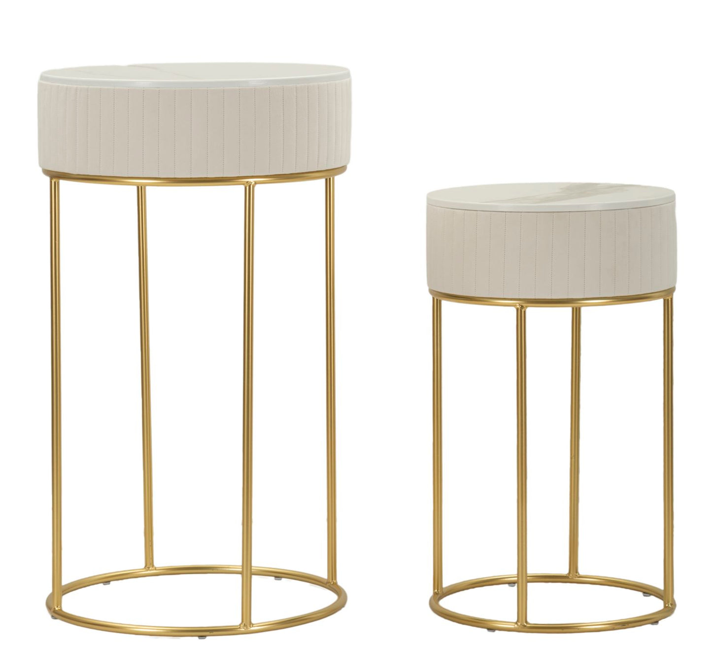 Tafel High Tables Wedding Round Set 2 Pcs Ø 50×90 cm