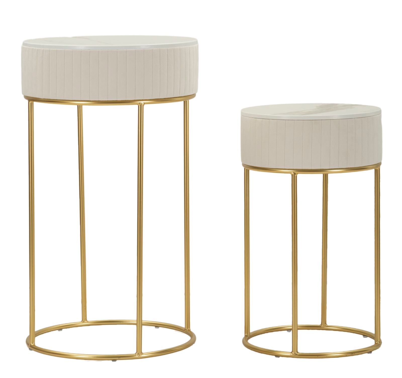 Tafel High Tables Wedding Round Set 2 Pcs Ø 50×90 cm