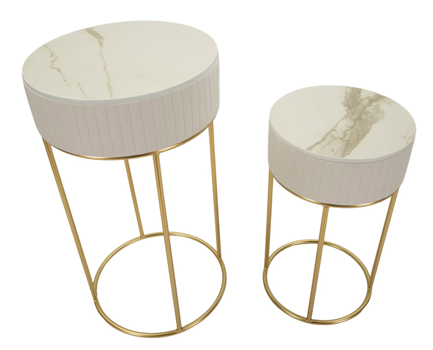 Tafel High Tables Wedding Round Set 2 Pcs Ø 50×90 cm