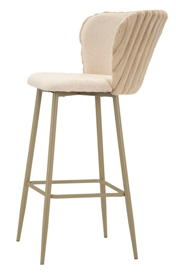 Barkruk Alaska -b- Cream Set 2 Pcs 55×58×106 cm