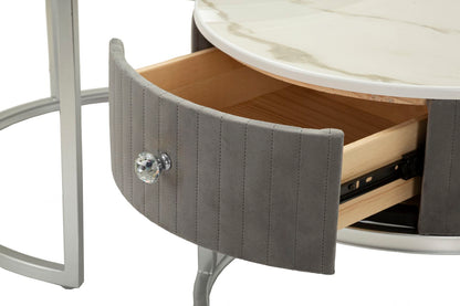 Salontafel Coffee Tables Greys Set 2 Pcs Ø 70×45 cm