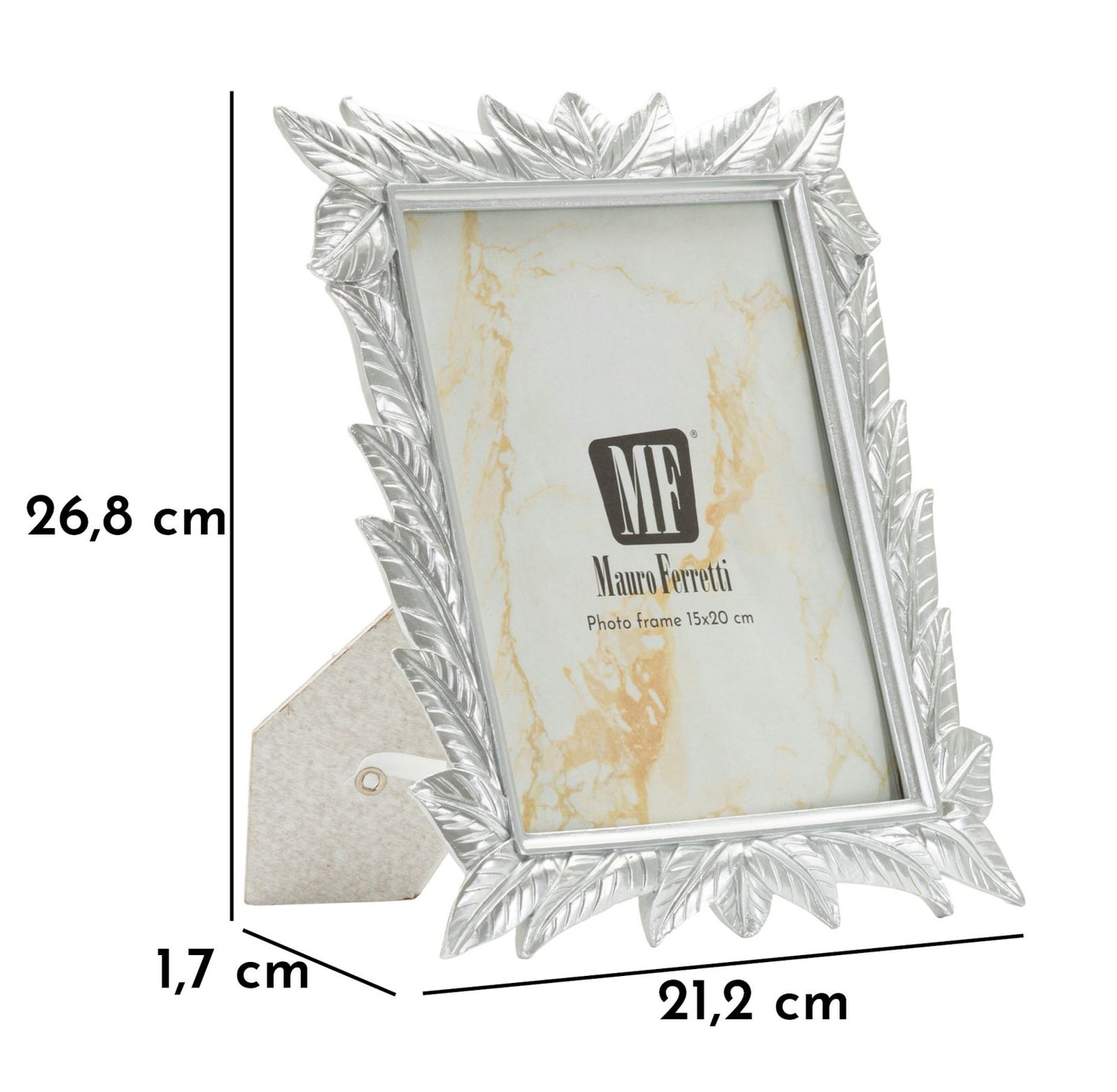 Fotolijst Leavy Frame Silver 21,2×1,7×26,8 cm