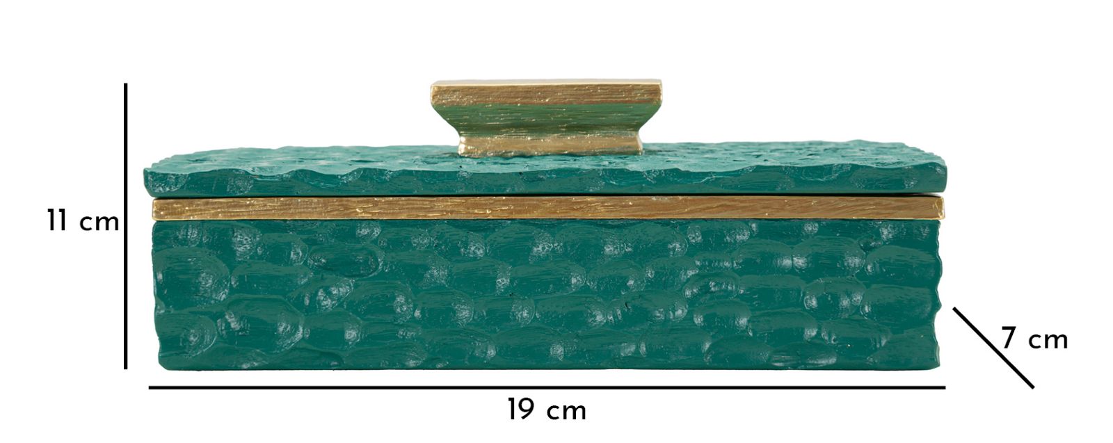 Kandelaar Grent Box 18,8×6,4×10,8 cm