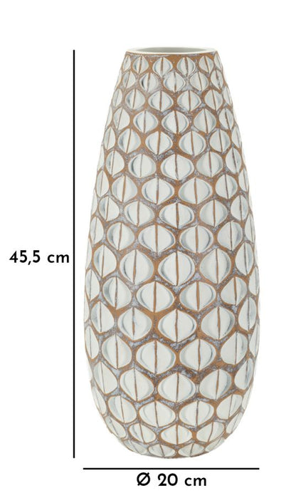 Vaas Resin Vase Tibet Cm Ø 20×45,5 cm