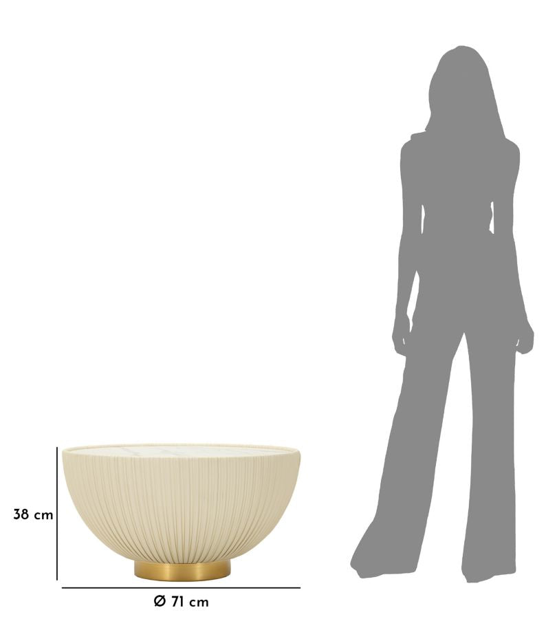 Salontafel Elge Coffee Table Ø 71×38 cm