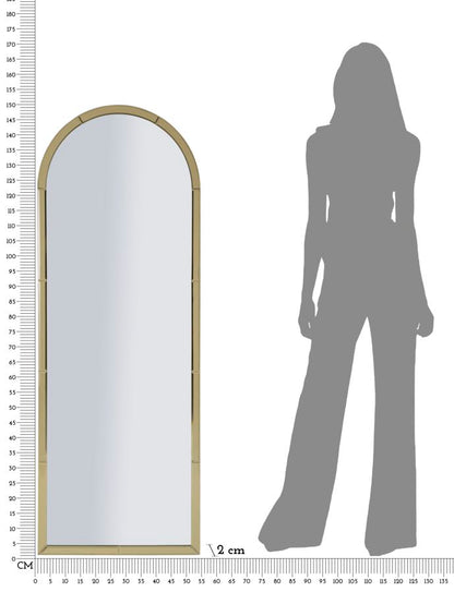 Spiegel Baku Gold Wall Mirror 55×2×150 cm