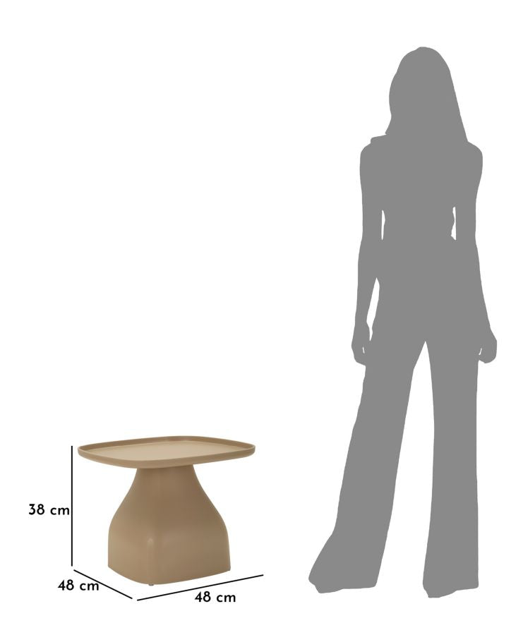 Salontafel Gea Table Grey 48×48×38 cm