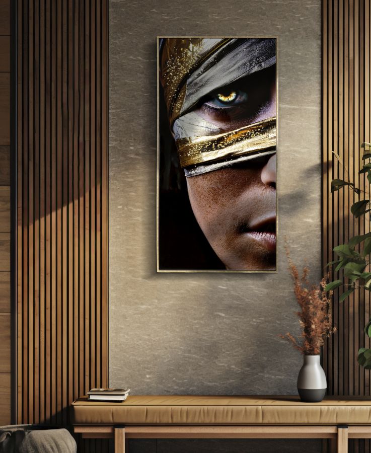 Schilderij Nairobi Lacquered Canvas With Frame -a- 52×4×102 cm
