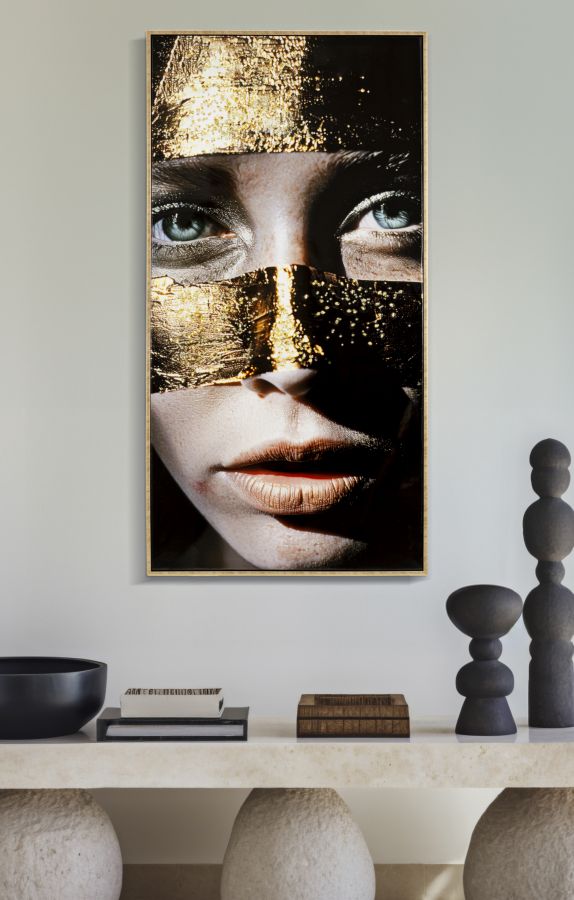 Schilderij Nairobi Lacquered Canvas With Frame -b- 52×4×102 cm
