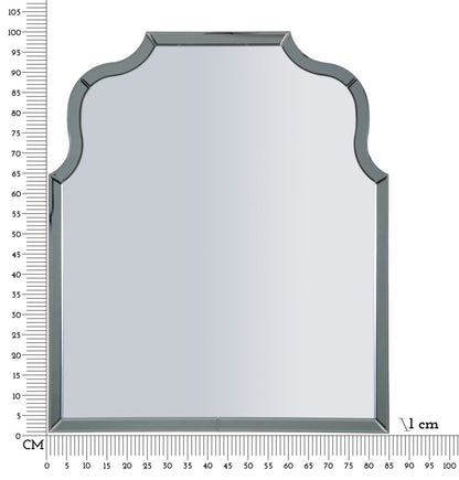 Spiegel Ankara Wall Mirror Grey 85×1×100 cm