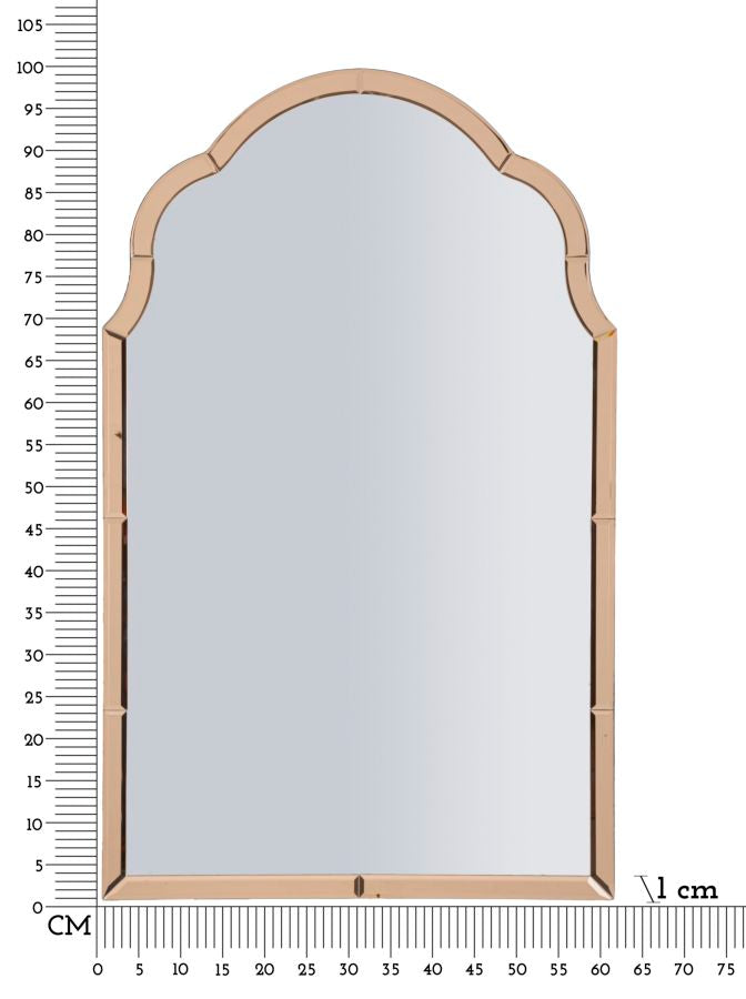 Spiegel Tangier Wall Mirror Pink 62×1×100 cm