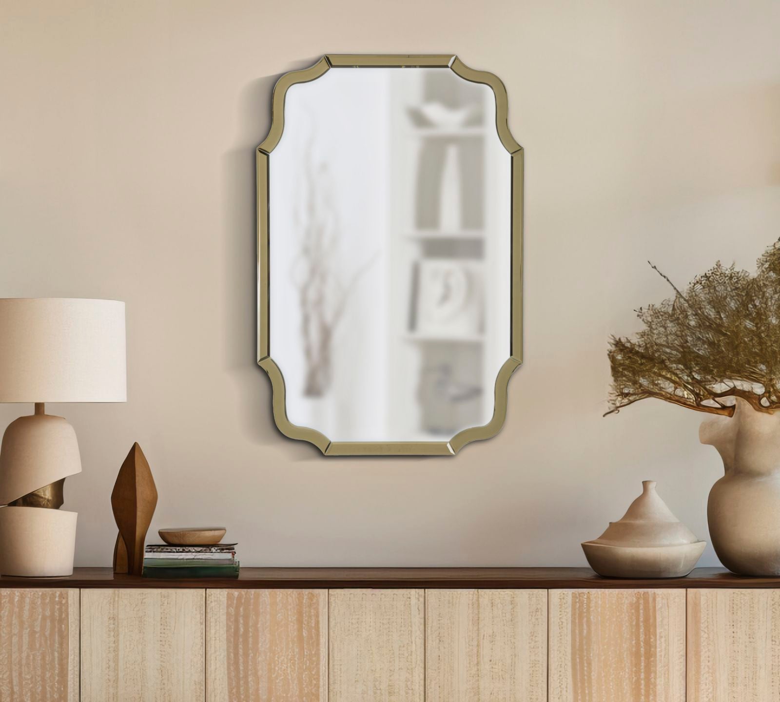 Spiegel Istanbul Gold 60×1×90 cm