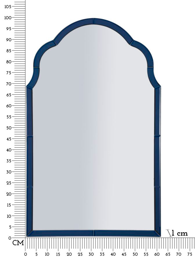 Spiegel Tangier Blue Wall Mirror 62×1×100 cm