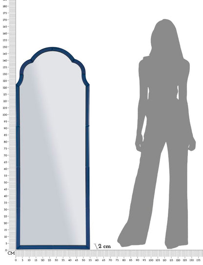 Spiegel Tangier Blue Wall Mirror 55×2×150 cm