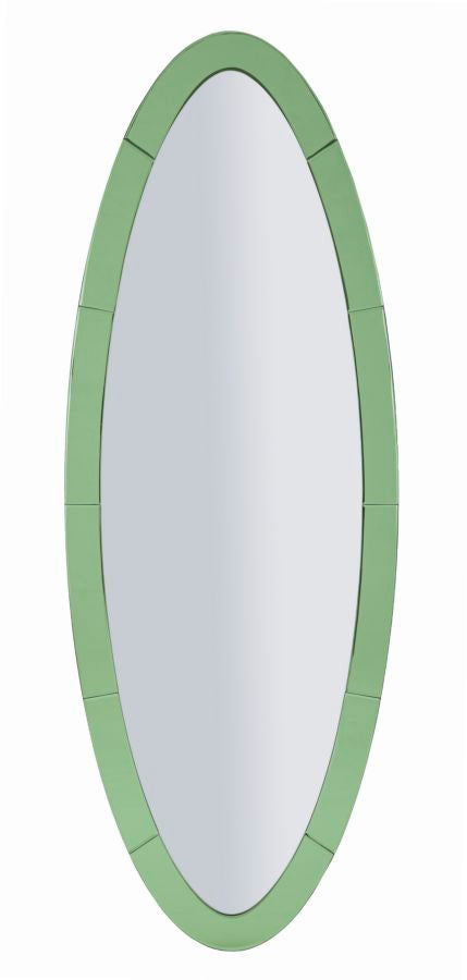Spiegel Oslo Wall Mirror Green 55×2×150 cm
