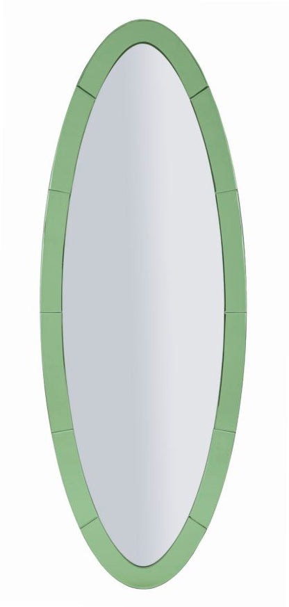 Spiegel Oslo Wall Mirror Green 55×2×150 cm
