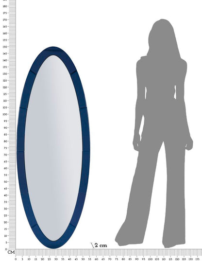Spiegel Oslo Blue Wall Mirror 55×2×150 cm
