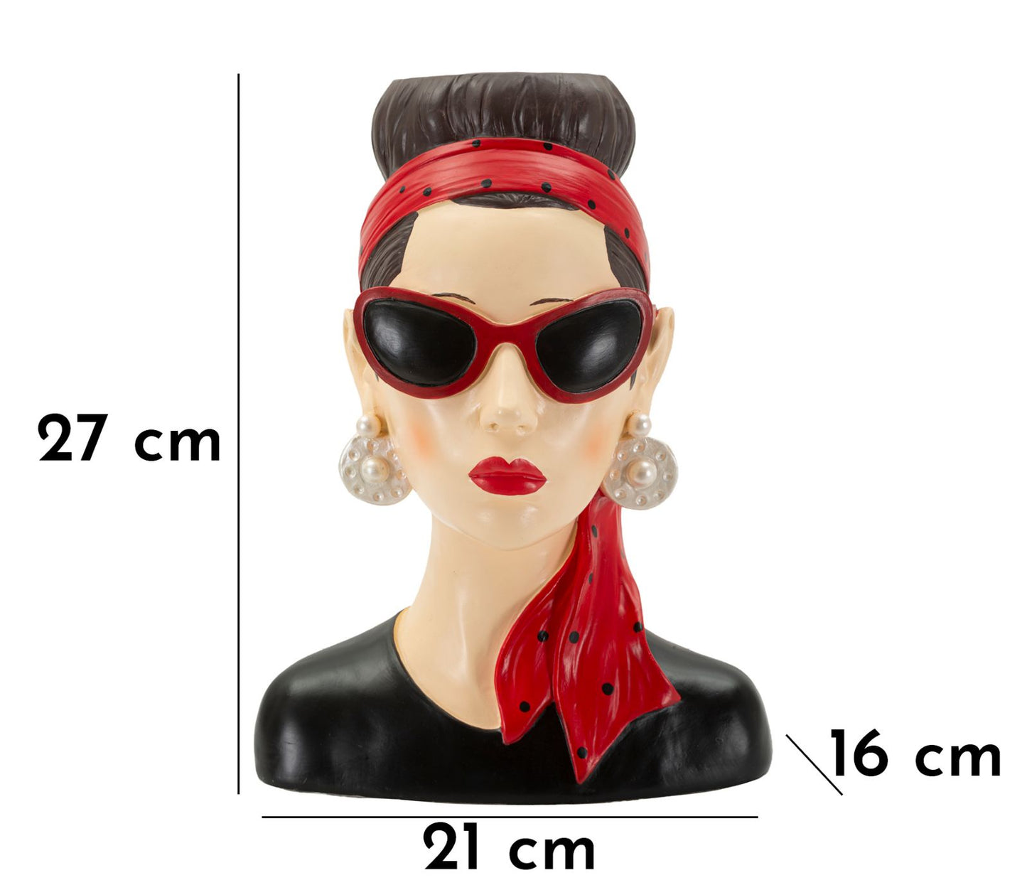 Decoratie Woman Vase Hollywood -b- 21×16×27 cm