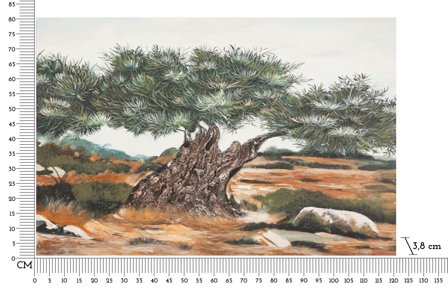 Schilderij Olive Oil Painting -w- 120×3,8×80 cm