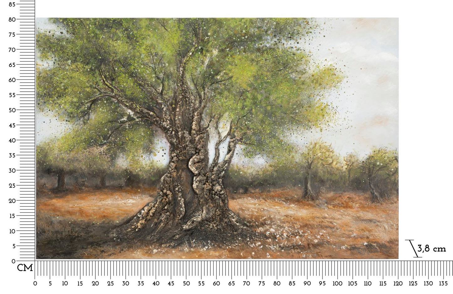 Schilderij Olive Oil Painting -c- 120×3,8×80 cm