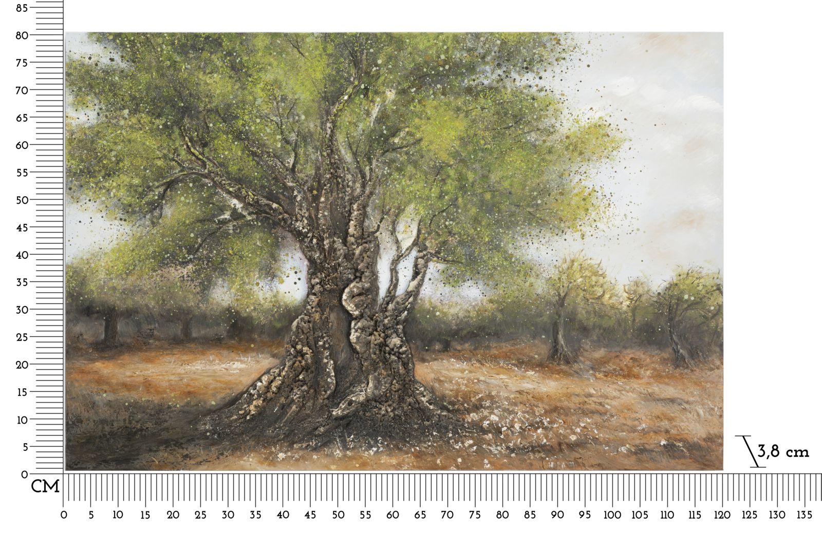 Schilderij Olive Oil Painting -c- 120×3,8×80 cm