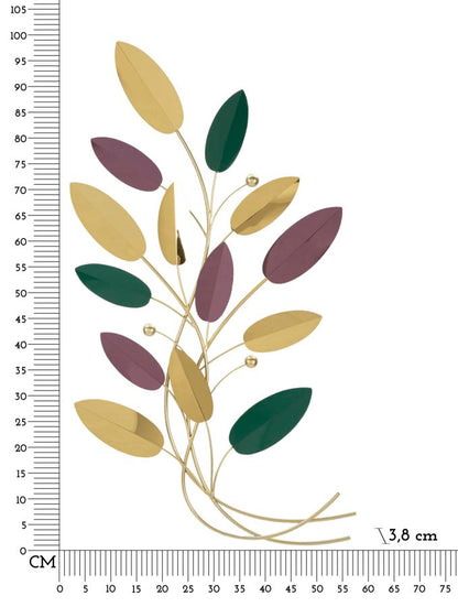 Wanddecoratie Colorful Wall Panel 59×3,8×98,4 cm