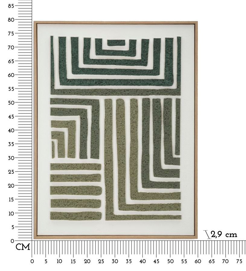 Schilderij 3D Painting On Canvas With Frame -b- 60×2,9×80 cm