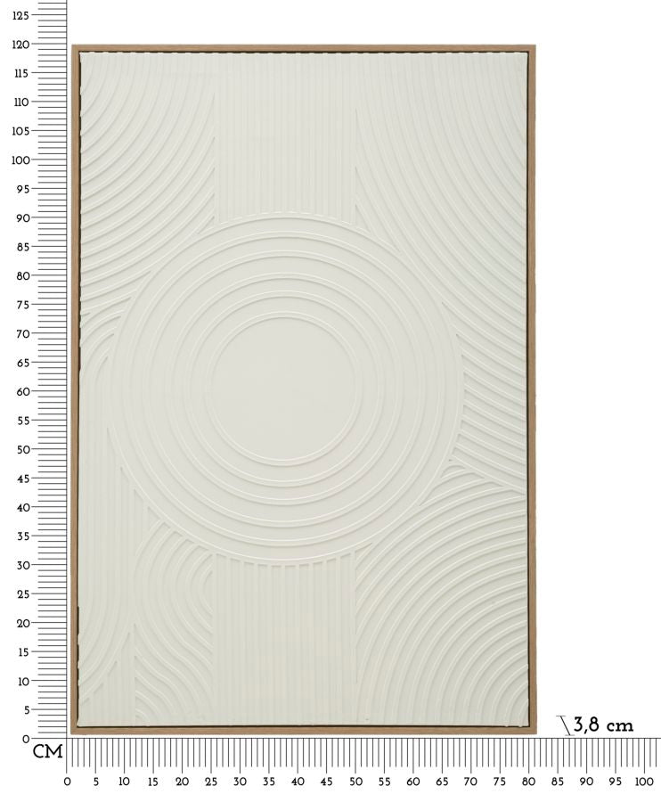 Schilderij On Canvas Simplicity With Frame -a- 80×3,8×120 cm