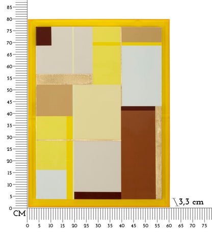 Schilderij Acrylic Lacquered Canvas Print With Frame -a- 60×3,3×80 cm