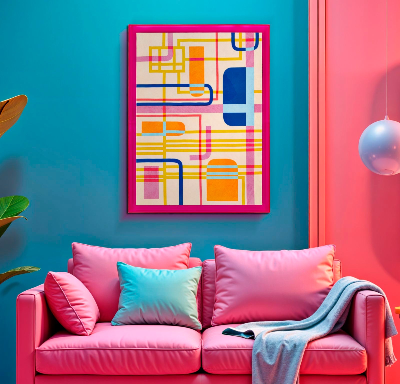 Schilderij Modis C/cornice -a- 60×3,3×80 cm