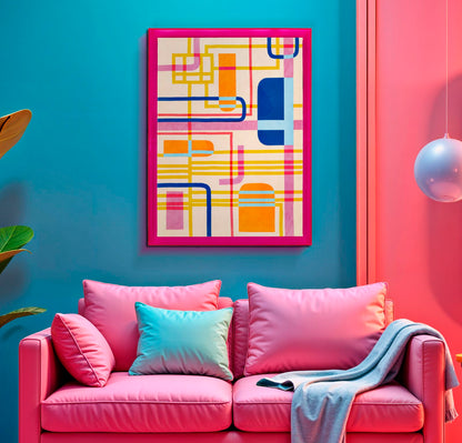 Schilderij Modis C/cornice -a- 60×3,3×80 cm